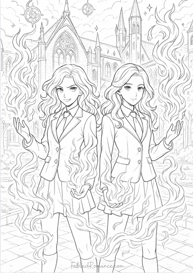 Zodiac Academy Coloring Pages